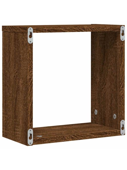 SEINAKUUBIKURIIULID 6 TK PRUUN TAMM 30X15X30 CM