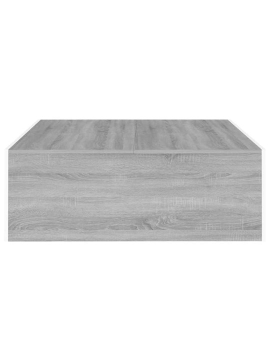 KOHVILAUD, HALL SONOMA TAMM, 100 X 100 X 35 CM, TEHISPUIT