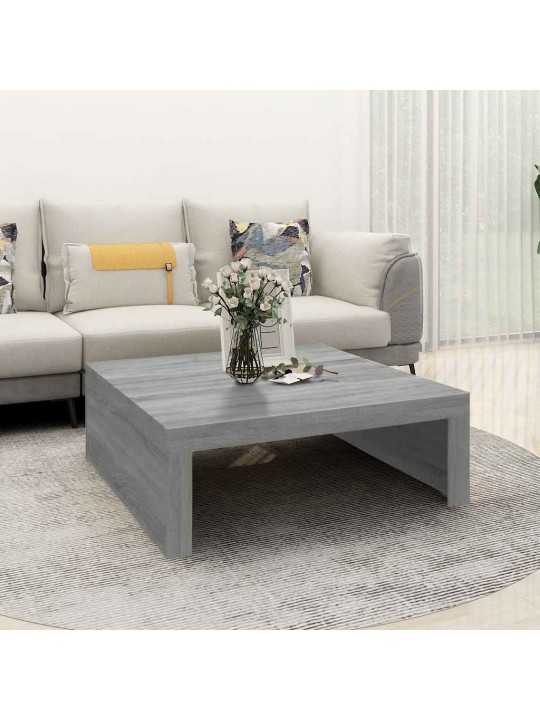 KOHVILAUD, HALL SONOMA TAMM, 100 X 100 X 35 CM, TEHISPUIT