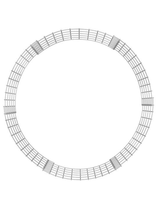 Ringikujuline gabioonpost, tsingitud teras, ø100 x 50 cm