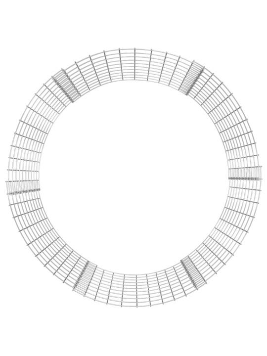 Ringikujuline gabioonpost, tsingitud teras, ø100 x 100 cm