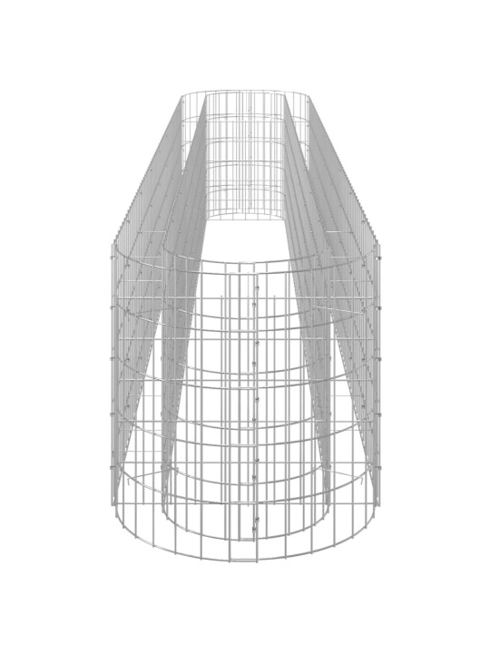 Gabioon taimelava, tsingitud raud, 330 x 50 x 50 cm
