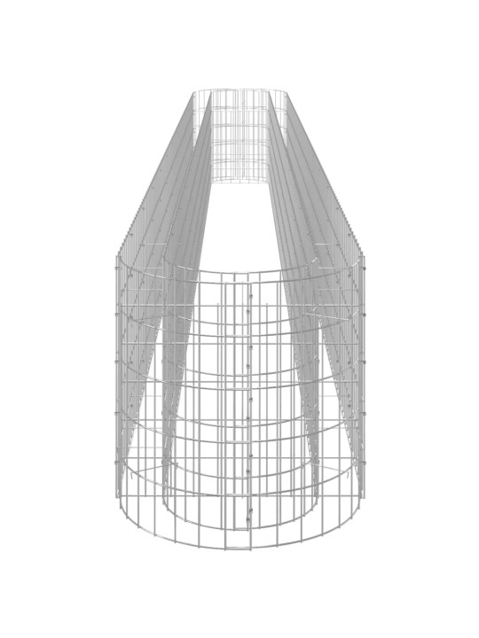 Gabioon taimelava, tsingitud raud, 470 x 50 x 50 cm