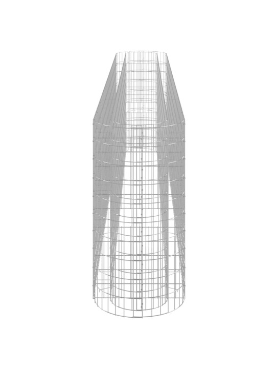 Gabioon taimelava, tsingitud raud, 400 x 50 x 100 cm