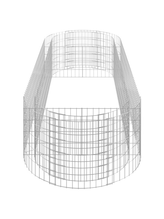Gabioon taimelava, tsingitud raud, 300 x 100 x 50 cm