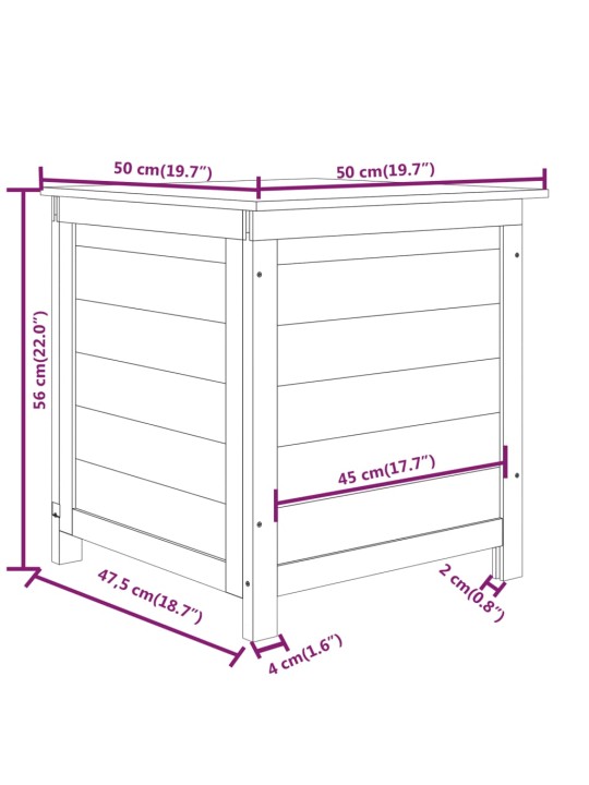 Aia padjakast 50x50x56 cm nulupuit