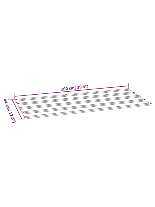 Katusepaneelid 36 tk, rooste, 100x44 cm, corten teras