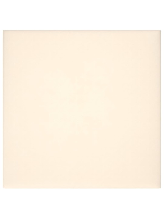SEINAPANEELID 12 TK, KREEMJASVALGE, 30 X 30 CM, SAMET, 1,08 M²