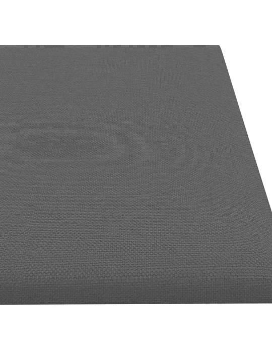 Seinapaneelid 12 tk, helehall, 60 x 15 cm, kangas, 1,08 m²