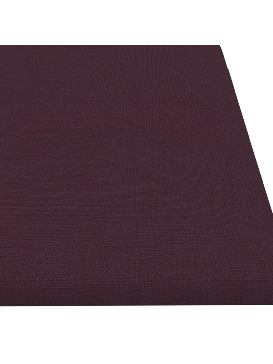 Seinapaneelid 12 tk, lilla, 60 x 15 cm, kangas, 1,08 m²