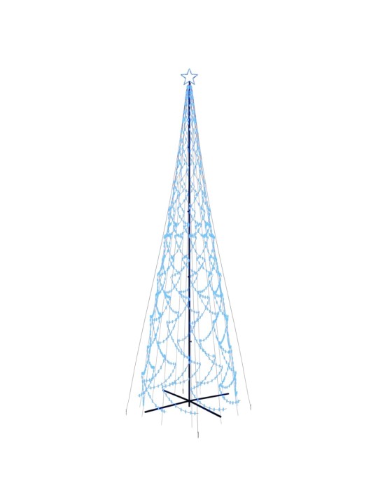 Koonusekujuline jõulupuu, sinine, 3000 LEDi, 230 x 800 cm