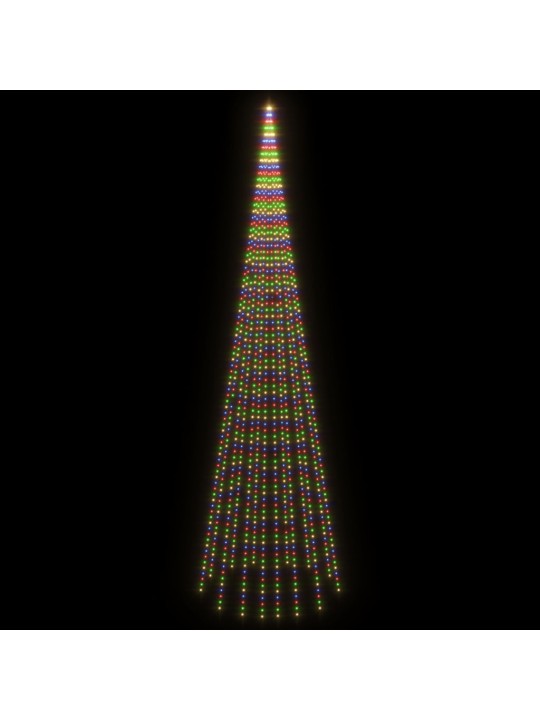 Jõulupuu vaiaga, soe valge, 1134 ledi, 800 cm