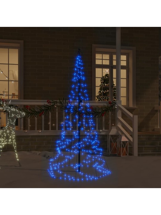 Jõulupuu vaiaga, sinine, 200 LEDi, 180 cm