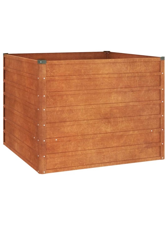 Taimekast, rooste, 100x100x77 cm, corten-teras