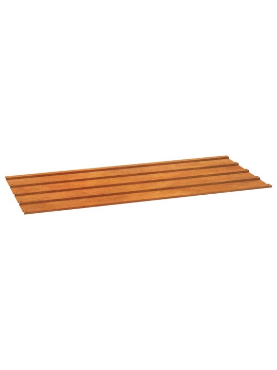 Katusepaneelid 12 tk, rooste, 100x44 cm, corten teras