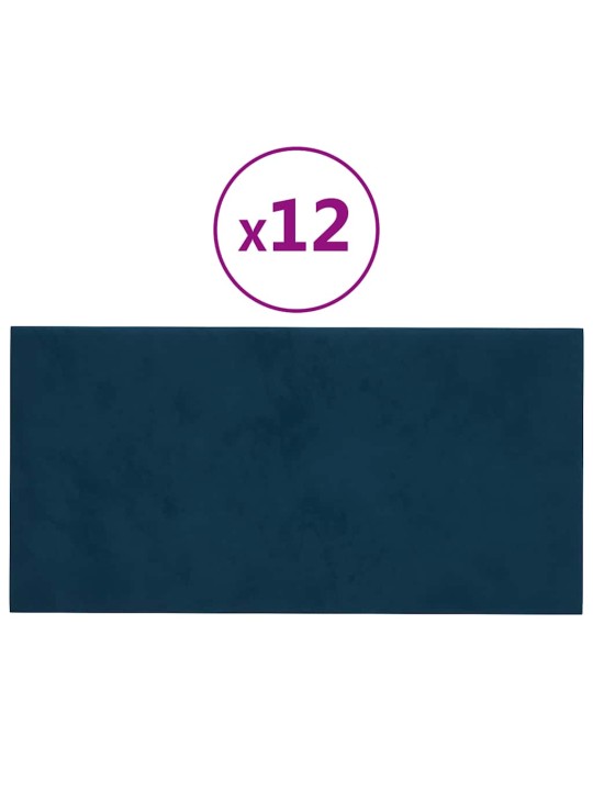 SEINAPANEELID 12 TK, SININE, 60 X 30 CM, SAMET 2,16 M²