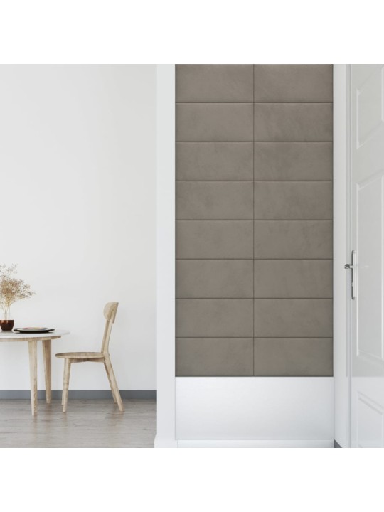 SEINAPANEELID 12 TK, HELEHALL, 60 X 30 CM, SAMET, 2,16 M²