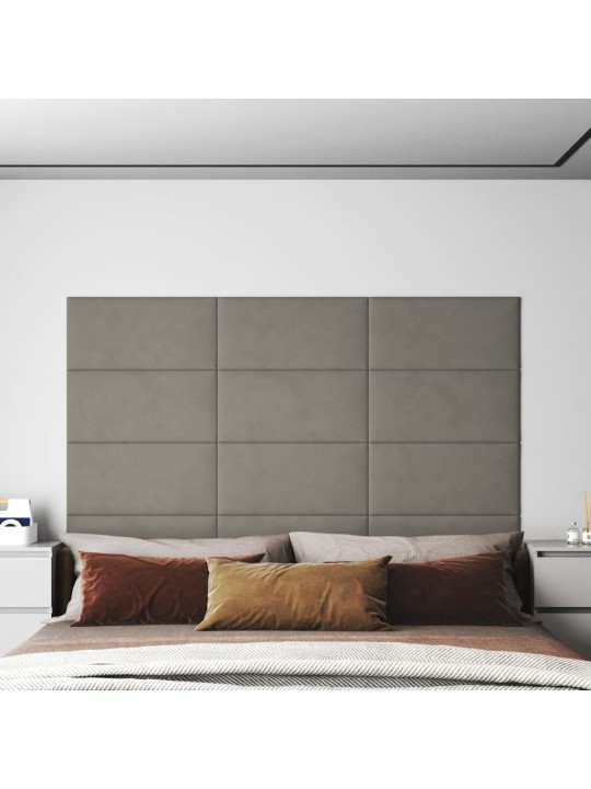 SEINAPANEELID 12 TK, HELEHALL, 60 X 30 CM, SAMET, 2,16 M²