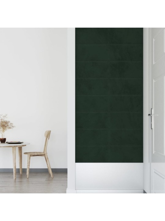SEINAPANEELID 12 TK, TUMEROHELINE, 60 X 30 CM, SAMET, 2,16 M²