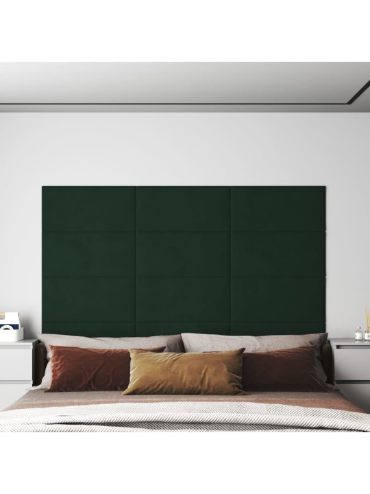 SEINAPANEELID 12 TK, TUMEROHELINE, 60 X 30 CM, SAMET, 2,16 M²