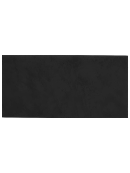 SEINAPANEELID 12 TK, MUST, 60 X 30 CM, SAMET, 2,16 M²