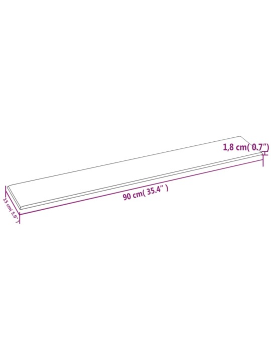 Seinapaneelid 12 tk, kreemjas, 90 x 15 cm, kangas, 1,62 m²