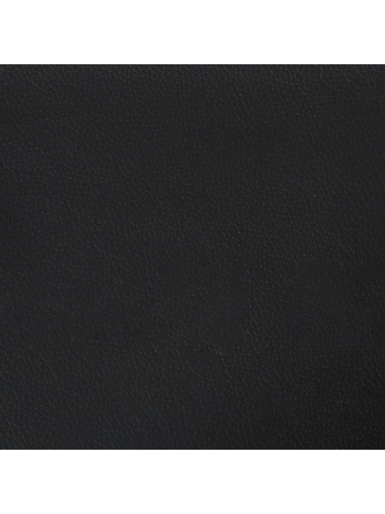 SEINAPANEELID 12 TK, MUST, 90 X 30 CM, KUNSTNAHK, 3,24 M²