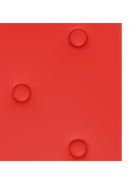 SEINAPANEELID 12 TK, PUNANE, 60 X 30 CM, KUNSTNAHK, 2,16 M²