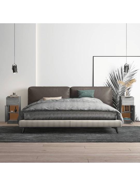 PUHVETKAPID 2 TK, HALL SONOMA TAMM, 30 X 30 X 70 CM, TEHISPUIT