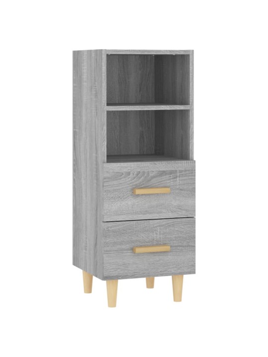 Puhvetkapp, hall sonoma tamm, 34,5x34x90 cm, tehispuit