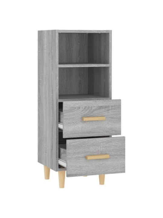 Puhvetkapp, hall sonoma tamm, 34,5x34x90 cm, tehispuit