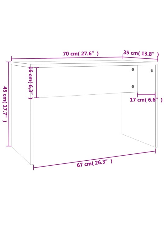 Tualettlaua komplekt, must, 74,5 x 40 x 141 cm