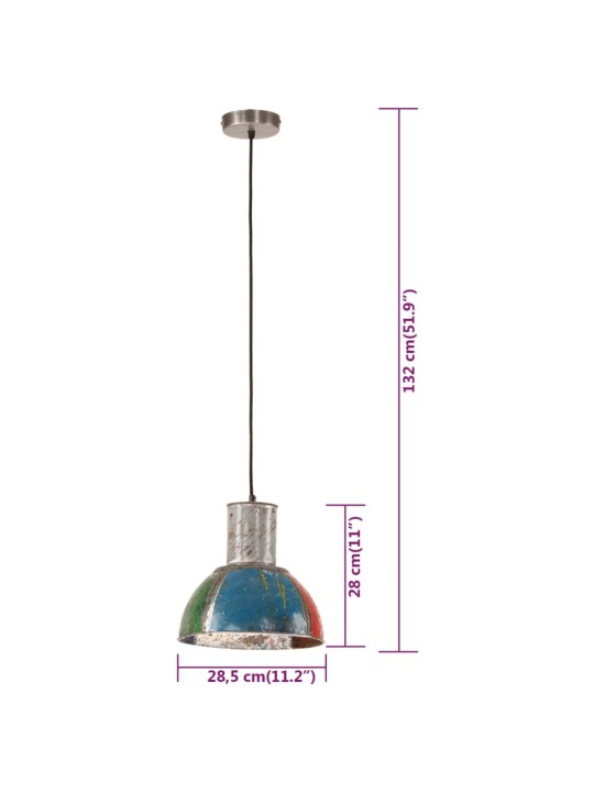 TÖÖSTUSLIK LAELAMP, 25 W, MITMEVÄRVILINE, ÜMMARGUNE, 28,5CM,E27