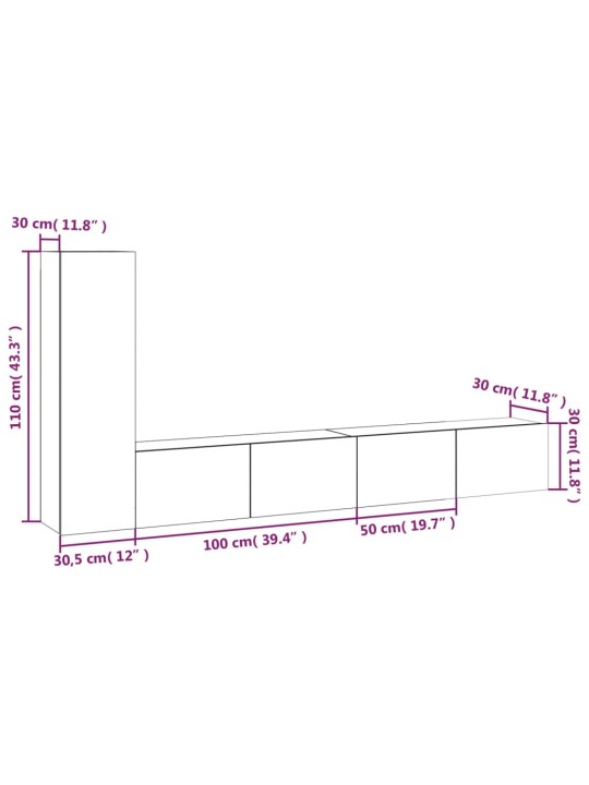 3-osaline telerikappide komplekt, must, tehispuit