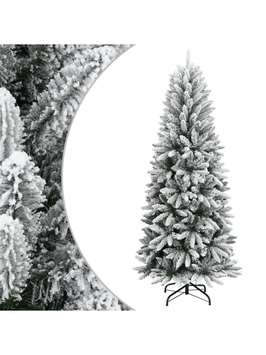 KUNSTKUUSK LUMISTE OKSTEGA, 240 CM, PVC JA PE
