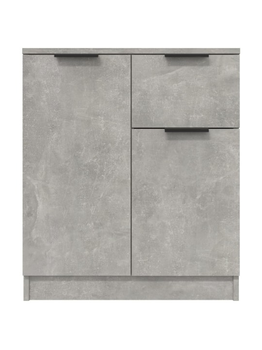 Puhvetkapid 2 tk, betoonhall, 60 x 30 x 70 cm, tehispuit