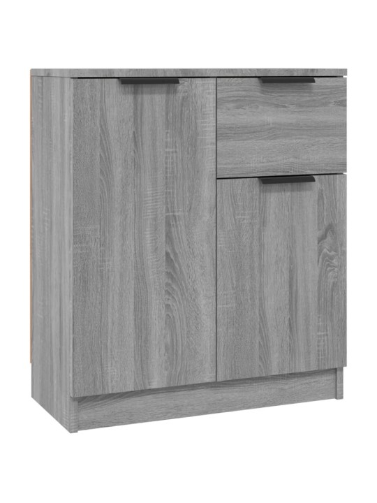 Puhvetkapid 2 tk, hall sonoma tamm, 60 x 30 x 70 cm, tehispuit