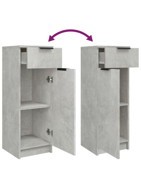 3-OSALINE VANNITOAKAPPIDE KOMPLEKT, BETOONHALL TEHISPUIT