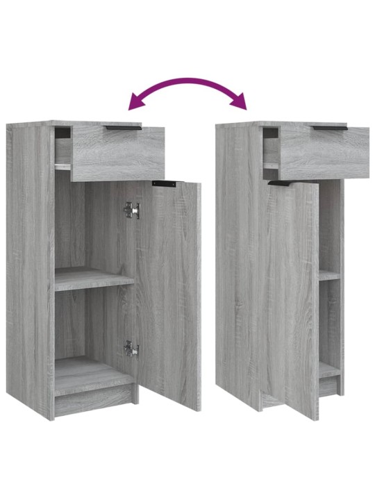 4-OSALINE VANNITOAKAPPIDE KOMPLEKT, HALL SONOMA TAMM, TEHISPUIT