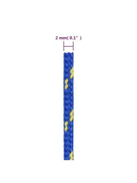 Paadiköis, sinine, 2 mm, 25 m, polüpropüleen