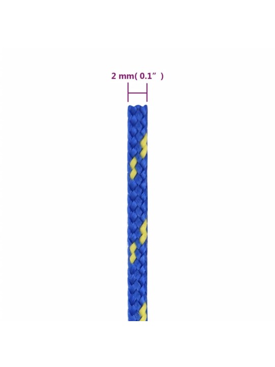 Paadiköis, sinine, 2 mm, 50 m, polüpropüleen