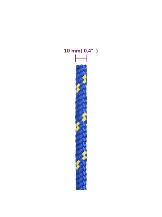 Paadiköis, sinine, 10 mm, 25 m, polüpropüleen