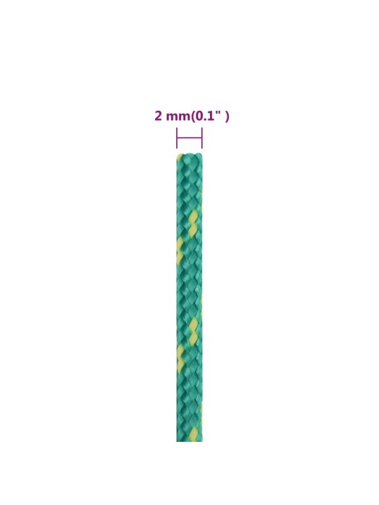 Paadiköis, roheline, 2 mm, 50 mm, polüpropüleen