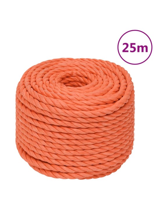 TÖÖKÖIS, ORANŽ, 16 MM, 25 M, POLÜPROPÜLEEN