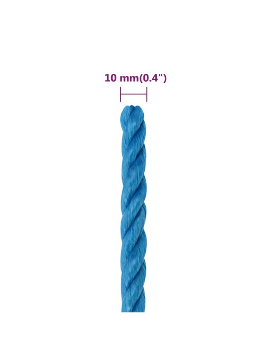 Töököis, must, 10 mm, 25 m, polüpropüleen