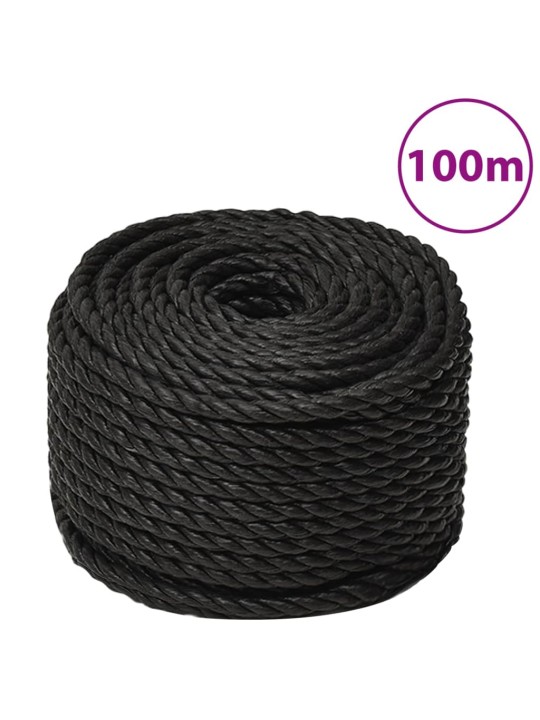 TÖÖKÖIS, MUST, 24 MM, 100 M, POLÜPROPÜLEEN