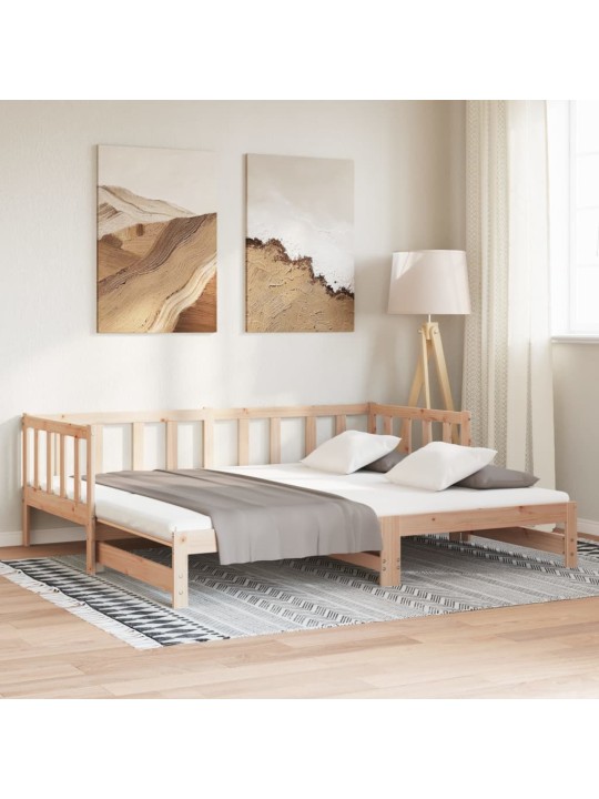 VÄLJATÕMMATAV PÄEVAVOODI, 2 X (80X200) CM, MÄNNIPUIT