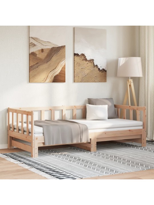 VÄLJATÕMMATAV PÄEVAVOODI, 2 X (80X200) CM, MÄNNIPUIT