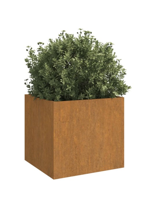 Taimekast, 32x30x29 cm, corten teras