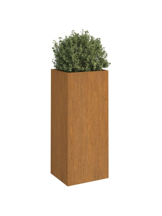 Taimekast, 32x27,5x75 cm, corten teras